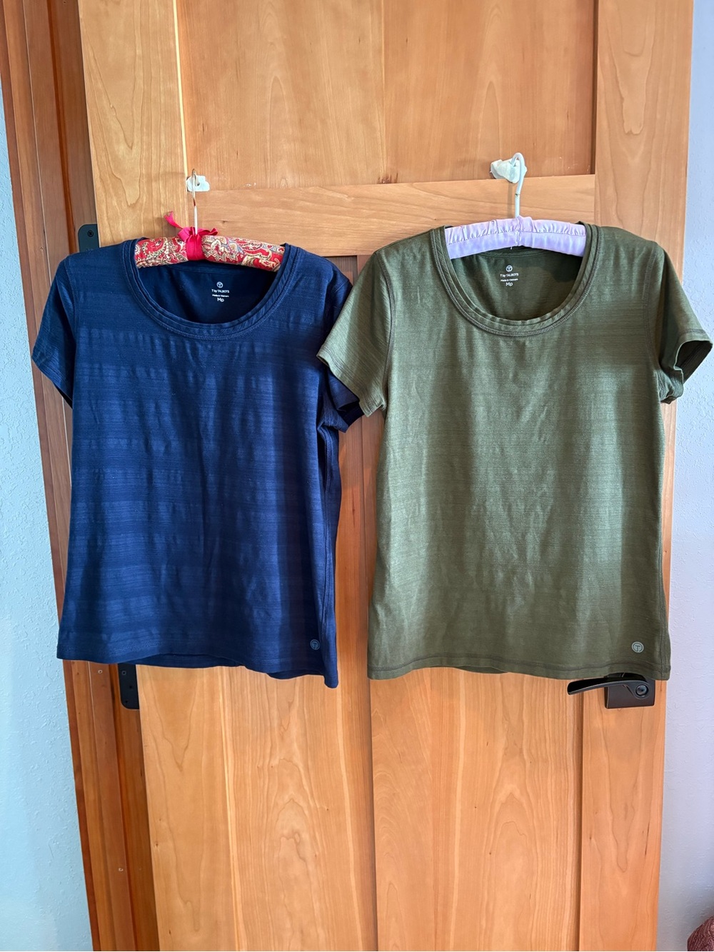 Talbots Short-Sleeve Tee Duo in Navy and Olive
